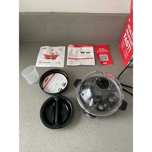 DASH Rapid Egg Cooker: 6 Egg Capacity Electric Egg Cooker for Hard Boiled Eggs - Picture 4 of 11